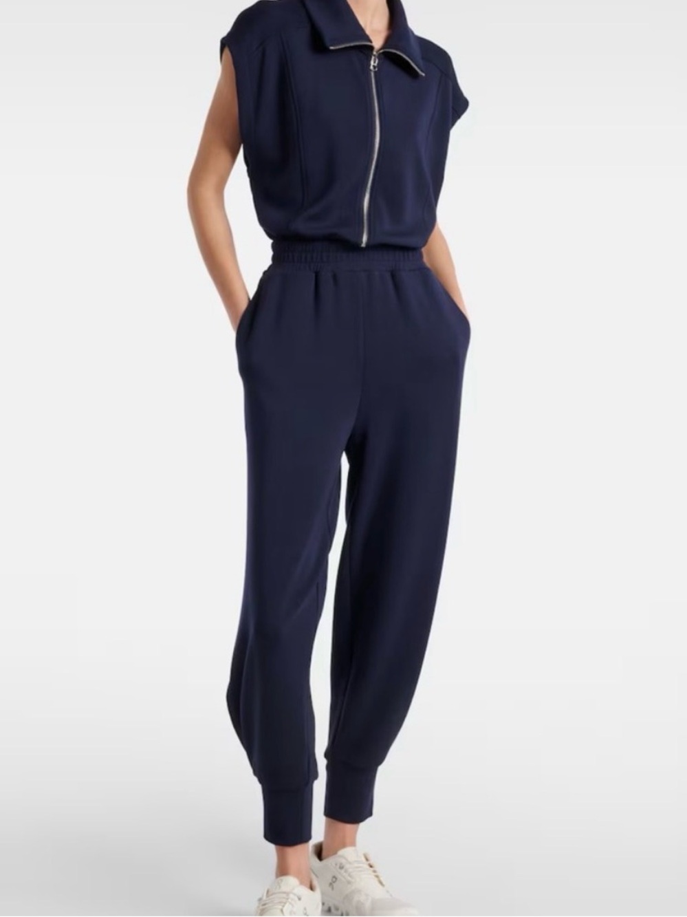 Varley Doublesoft Monica Navy Jumpsuit